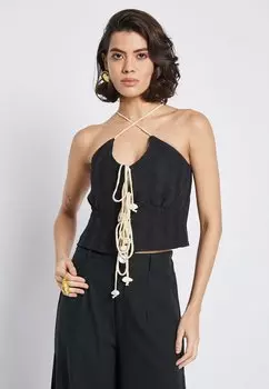 Топ Be Sunset, черный