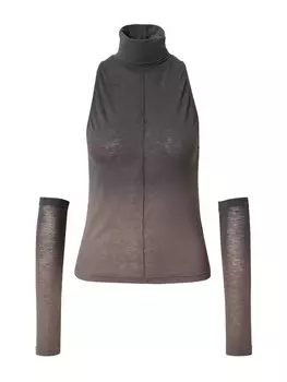 Топ Bella x ABOUT YOU Jessie, цвет Grey/Dark grey