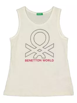 Топ Benetton, кремовый