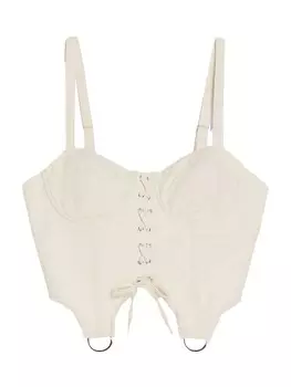 Топ Bershka, экрю