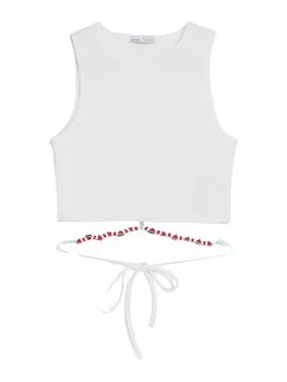 Топ Bershka, экрю