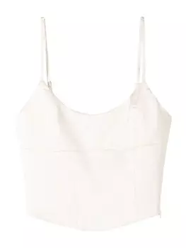 Топ Bershka, экрю