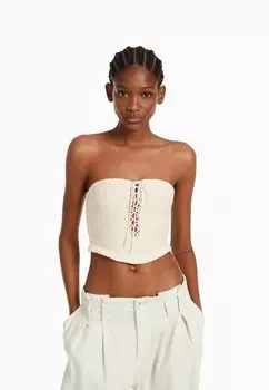 Топ Bershka, белый