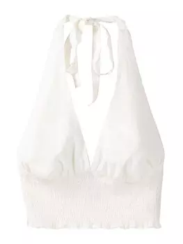 Топ Bershka, белый