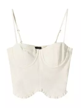 Топ Bershka, белый