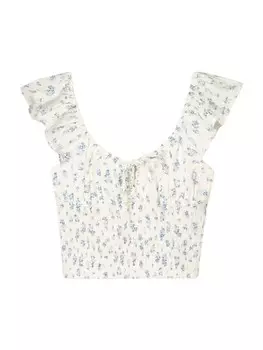 Топ Bershka, белый