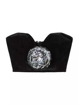 Топ Bershka, черный