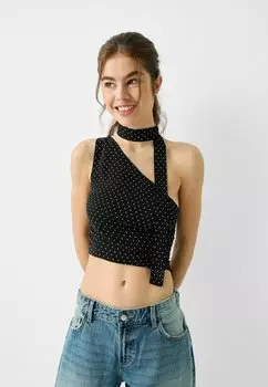 Топ Bershka, черный