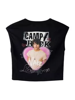 Топ Bershka, черный