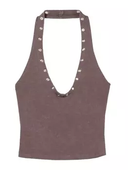 Топ Bershka, коричневый