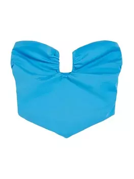 Топ Bershka, лазурный