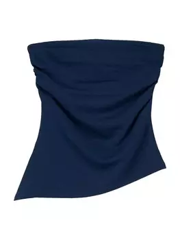 Топ Bershka, морской синий