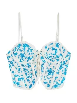 Топ Bershka, синий