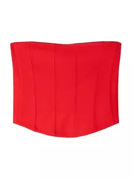 Топ Bershka Top, красный