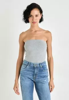 Топ BETH TUBE Weekday, серый