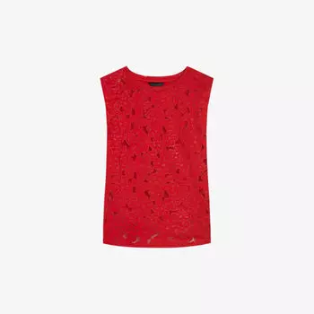 Топ Bettyan из эластичной ткани с цветочным принтом Ted Baker, красный