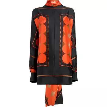 Топ Бекс KHAITE, Orange Multi/Orange Multicolor