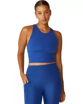 Топ Beyond Yoga Powerbeyond Strive Cropped Tank, цвет Marine Blue