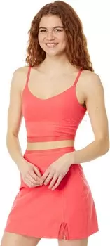 Топ Beyond Yoga Spacedye Allure Lace High Cropped Tank, цвет Red Ash Heather