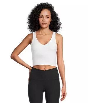 Топ Beyond Yoga Spacedye Good Day Cropped Tank, цвет Cloud White