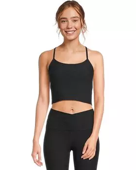 Топ Beyond Yoga Spacedye Slim Racerback Cropped Tank, цвет Darkest Night