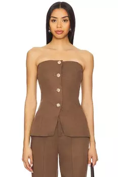 Топ без бретелек Emilie Sndys, coffee