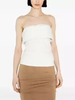 Топ без бретелек ENTIRE STUDIOS, белый