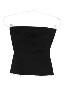 Топ без бретелек Rick Owens, черный