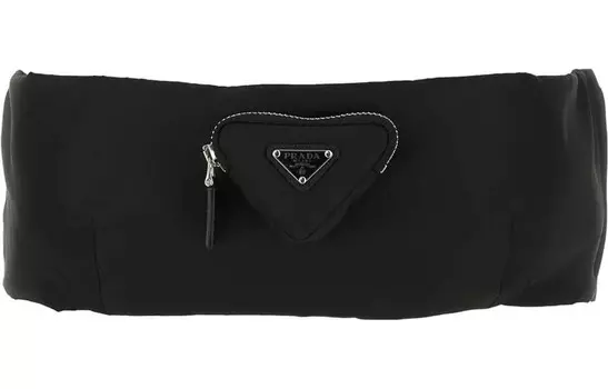 Топ без бретелек женский черный Prada