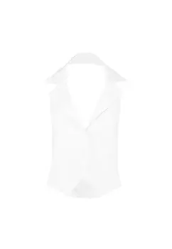 Топ без рукавов ACANFORA, белый