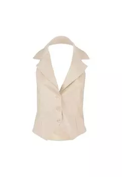 Топ без рукавов ACANFORA, бежевый