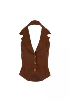 Топ без рукавов ACANFORA, коричневый