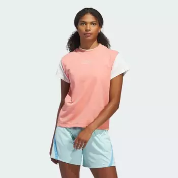 Топ без рукавов Adidas, цвет Wonder Clay/Ivory