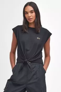 Топ без рукавов Alicia свободного кроя из 100% хлопка Barbour International, черный