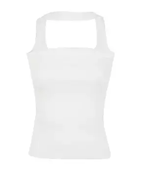 Топ без рукавов Courrges, белый