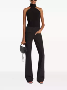 Топ без рукавов Courrges, черный