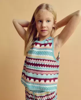 Топ без рукавов для девочки Coconut El Corte Ingls, многоцветный