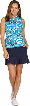 Топ без рукавов для гольфа Kay Tail Activewear, цвет Tranquility