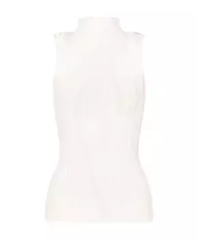 Топ без рукавов Emporio Armani, белый