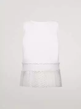 Топ без рукавов Fading Net Top Wolford, белый