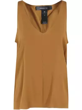 Топ без рукавов Federica Tosi, коричневый