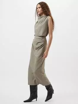 Топ без рукавов из имолы French Connection, цвет Green Smoke