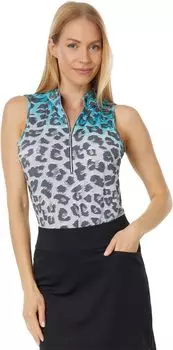 Топ без рукавов Jungle Sunrise Jamie Sadock, цвет Cadiz Blue