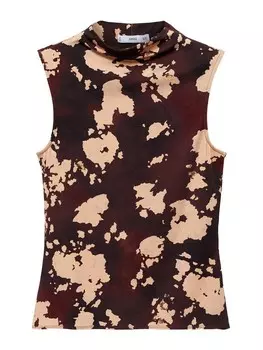Топ без рукавов MANGO Top COLTI, бордо