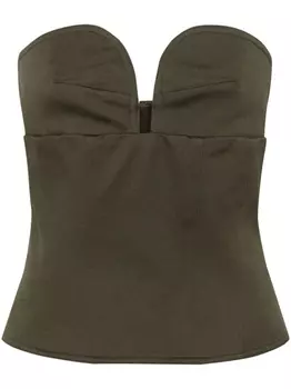 Топ без рукавов Max Mara, зеленый