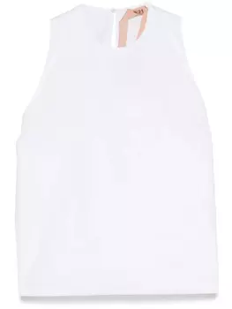 Топ без рукавов N21, белый