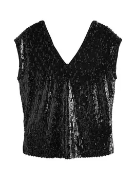 Топ без рукавов Next Top, черный