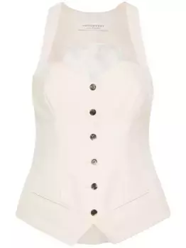 Топ без рукавов Philosophy Di Lorenzo Serafini, нейтральный