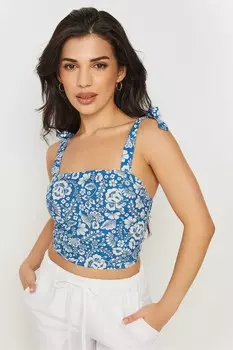 Топ без рукавов Pixiegirl Petite, синий