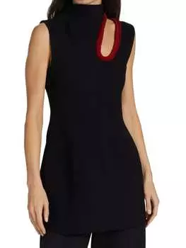 Топ без Рукавов Proenza Schouler с вырезами, черный